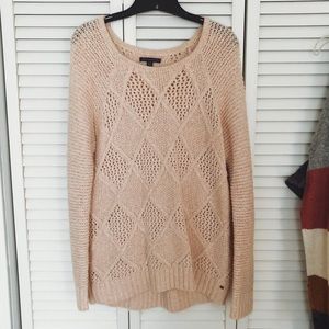 3|30 american eagle pink sweater
